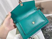 Bvlgari Serpenti Forever East-West Shoulder Bag Green size 22x15x4.5 cm - 3