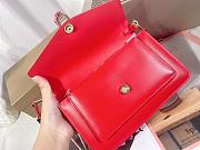 Bvlgari Serpenti Forever East-West Shoulder Bag Red size 22x15x4.5 cm - 3