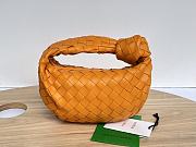 Bottega Veneta Mini Ladies Jodie Hobo Woven Bag Orange 23x28x8 cm - 1