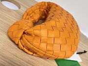 Bottega Veneta Mini Ladies Jodie Hobo Woven Bag Orange 23x28x8 cm - 2