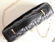 Dior Lady Top Handle Clutch Black Cannage Lambskin size 21x11.5x4.5 cm - 6