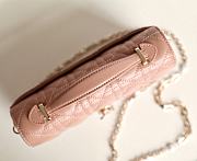Dior Lady Top Handle Clutch Rose Cannage Lambskin size 21x11.5x4.5 cm - 2