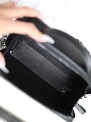 Dior Caro Box Bag Black Quilted Macrocannage Calfskin size 19.5x15x6 cm - 5