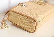 Dior Medium Lady D-Joy Bag Natural Cannage Raffia 26 x 13.5 x 5 cm - 2