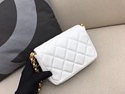 Chanel Lambskin CC Coin Small Flap Bag AS2189 White 14x17.5x6 cm - 5