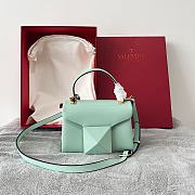 Valentino Mini One Stud Handbag In Mint Green Nappa size 20x13x8.5 cm - 1