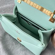 Valentino Mini One Stud Handbag In Mint Green Nappa size 20x13x8.5 cm - 6