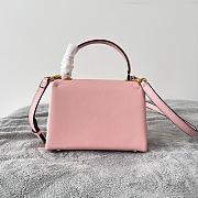 Valentino Mini One Stud Handbag In Rose Nappa size 20x13x8.5 cm - 4