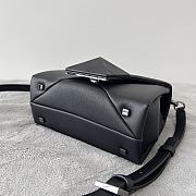 Valentino Mini One Stud Handbag In Black Nappa size 20x13x8.5 cm - 4