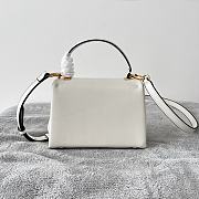 Valentino Mini One Stud Handbag In White Nappa size 20x13x8.5 cm - 3