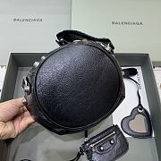 Balenciaga Le Cagole XS Bucket Bag In Black Lambskin size 15 x 19.8 x 17.8 cm - 5
