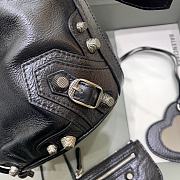 Balenciaga Le Cagole XS Bucket Bag In Black Lambskin size 15 x 19.8 x 17.8 cm - 2