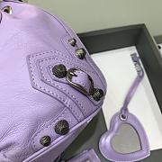Balenciaga Le Cagole XS Bucket Bag In Purple Lambskin size 15 x 19.8 x 17.8 cm - 4