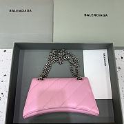 Balenciaga Crush Small Chain Bag Quilted In Pink size 25x15x9.5 cm - 4