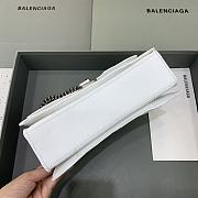 Balenciaga Crush Small Chain Bag Quilted In White size 25x15x9.5 cm - 5