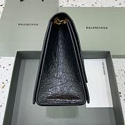 Balenciaga Crush Medium Chain Bag Quilted In Black size 31x20x12 cm - 5