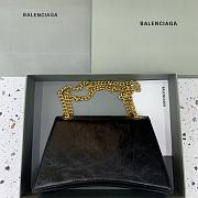 Balenciaga Crush Medium Chain Bag Quilted In Black size 31x20x12 cm - 6