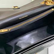 Balenciaga Crush Medium Chain Bag Quilted In Black size 31x20x12 cm - 2