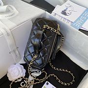Chanel Cargo Vanity Case Black Lambskin 17cm - 3