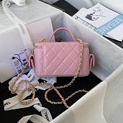 Chanel Cargo Vanity Case Pink Lambskin 17cm - 3