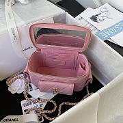 Chanel Cargo Vanity Case Pink Lambskin 17cm - 2