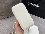 Chanel Vanity Case with Top Handle White size 17x9.5x8 cm - 6