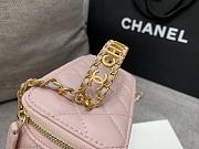 Chanel Vanity Case with Top Handle Pink size 17x9.5x8 cm - 2