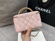 Chanel Vanity Case with Top Handle Pink size 17x9.5x8 cm - 4