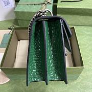 Dionysus Crocodile Small Shoulder Bag Bright Green 400249 size 28x18x9 cm - 6