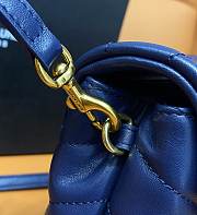 YSL Loulou Toy Strap Bag Navy Blue size 20 x 14 x 7 cm - 5