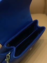 YSL Loulou Toy Strap Bag Navy Blue size 20 x 14 x 7 cm - 3