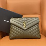 YSL Loulou Medium Khaki Chain Bag size 31 x 22 x 10 cm - 1