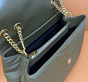 YSL Loulou Medium Khaki Chain Bag size 31 x 22 x 10 cm - 4