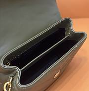 YSL Loulou Toy Strap Bag Khaki size 20 x 14 x 7 cm - 4
