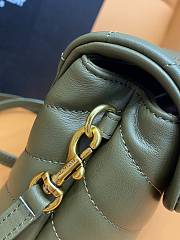 YSL Loulou Toy Strap Bag Khaki size 20 x 14 x 7 cm - 2