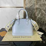 Louis Vuitton Alma BB Cloud Blue Epi Leather size 23.5 x 17.5 x 11.5 cm - 5
