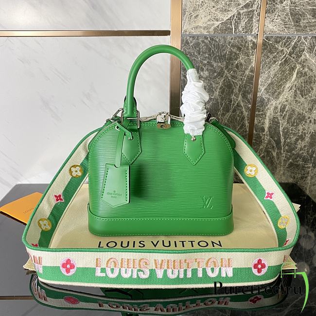 Louis Vuitton Alma BB Green Epi Leather size 23.5 x 17.5 x 11.5 cm - 1