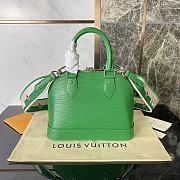 Louis Vuitton Alma BB Green Epi Leather size 23.5 x 17.5 x 11.5 cm - 6