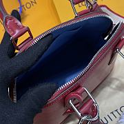 Louis Vuitton Alma BB Burgundy Epi Leather size 23.5 x 17.5 x 11.5 cm - 3