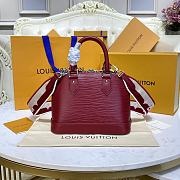 Louis Vuitton Alma BB Burgundy Epi Leather size 23.5 x 17.5 x 11.5 cm - 4