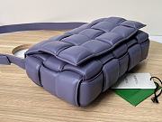Bottega Veneta Padded Cassette Purple Leather size 25x15x4 cm - 3
