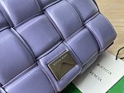 Bottega Veneta Padded Cassette Purple Leather size 25x15x4 cm - 2