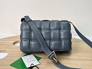 Bottega Veneta Padded Cassette Gray Leather size 25x15x4 cm - 1