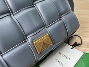 Bottega Veneta Padded Cassette Gray Leather size 25x15x4 cm - 3