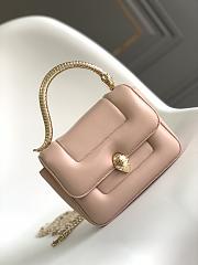 Bvlgari Top Handle Serpenti Forever Light Pink Size 19 x 15 x 6 cm - 1