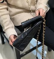 Chanel Calfskin Shopping Bag Black Calfskin AS2213 size 33 x 25 x 5 cm - 6
