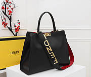 Fendi Peekaboo X Lite Black Bag size 43cm - 5