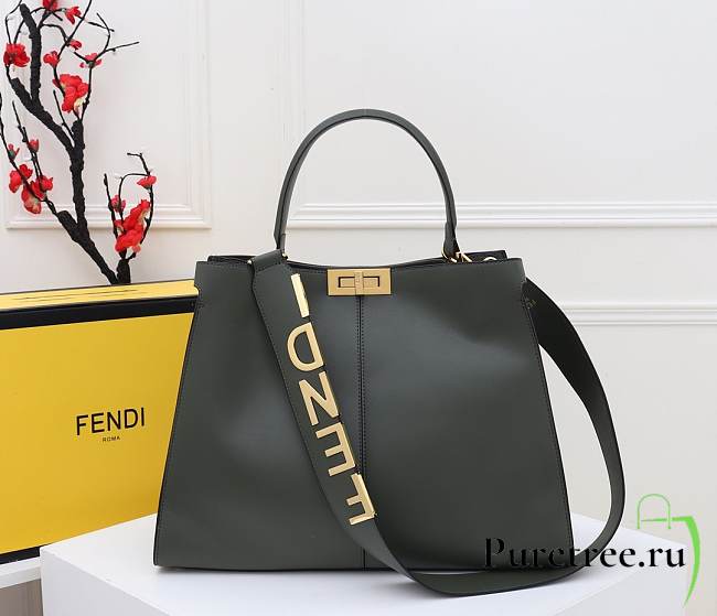 Fendi Peekaboo X Lite Gray Bag size 43 cm - 1