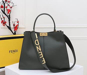 Fendi Peekaboo X Lite Gray Bag size 43 cm