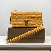 Burberry Quilted Lola Crossbody Bag Yellow size 23 x 13 x 6 cm - 1